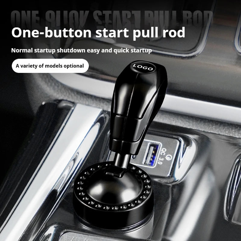 Metal Start Button Lever Joystick Engine Decorative Start Stop Lever for Mazda 2 3 6 5 Atenza CX30 CX90 CX60 CX50 MX30 CX3 CX5