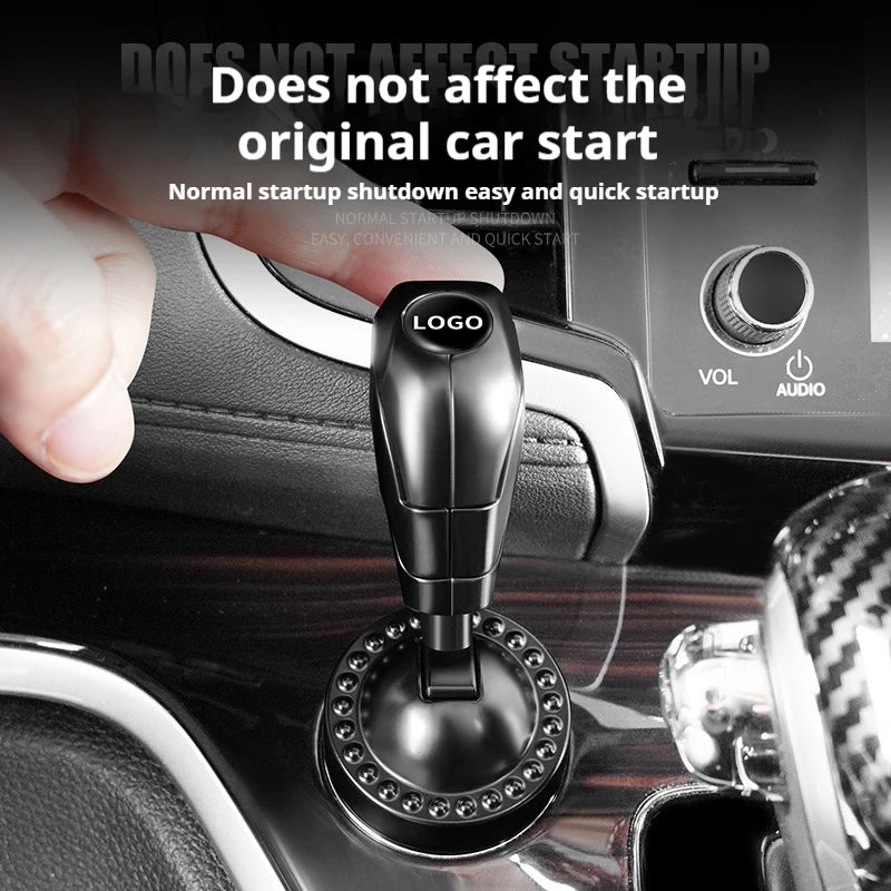 Metal Start Button Lever Joystick Engine Decorative Start Stop Lever for Mazda 2 3 6 5 Atenza CX30 CX90 CX60 CX50 MX30 CX3 CX5