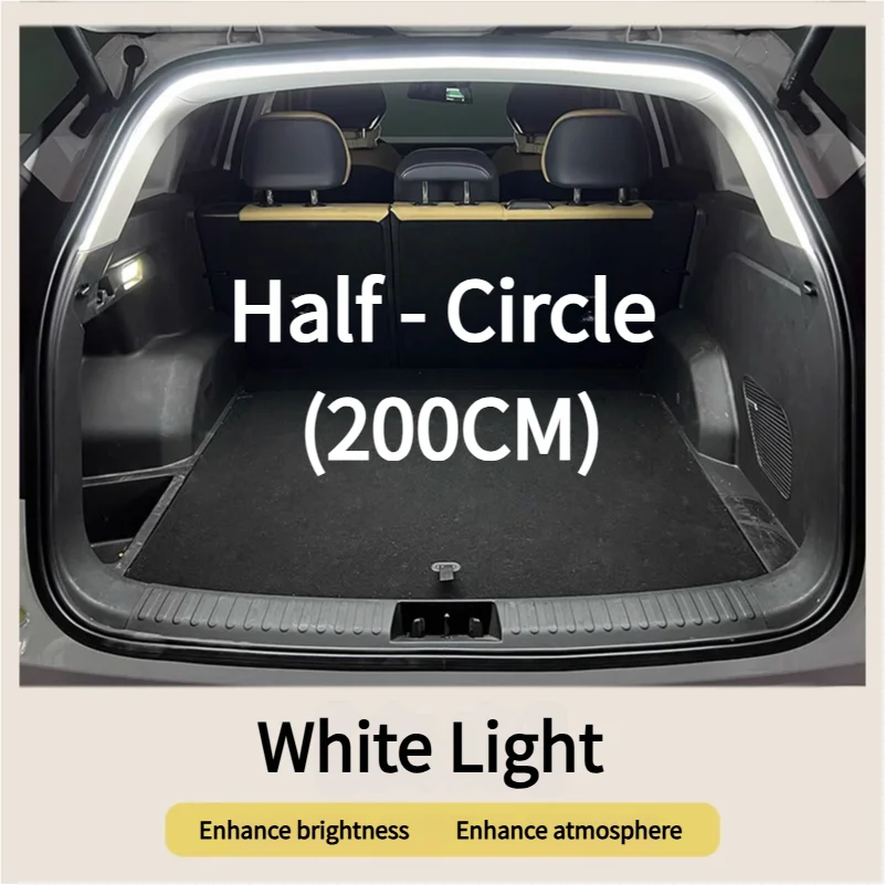 LumoTrunk Ambient Light Strip Car Trunk Ambient Light Strip Flexible Automatic Led Lighting Non-Destructive Installation Modified Tailgate Decorative Lamp
