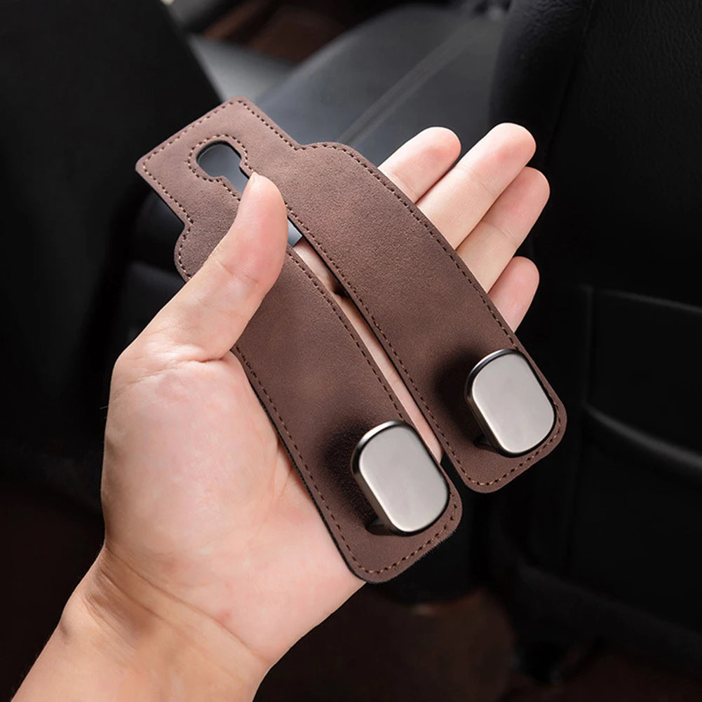 Car Seat Headrest Hook Hanging Dual Hook Interiors Replacement Parts Alloy Hook Hanger Universal Auto Interior Spare Accessories