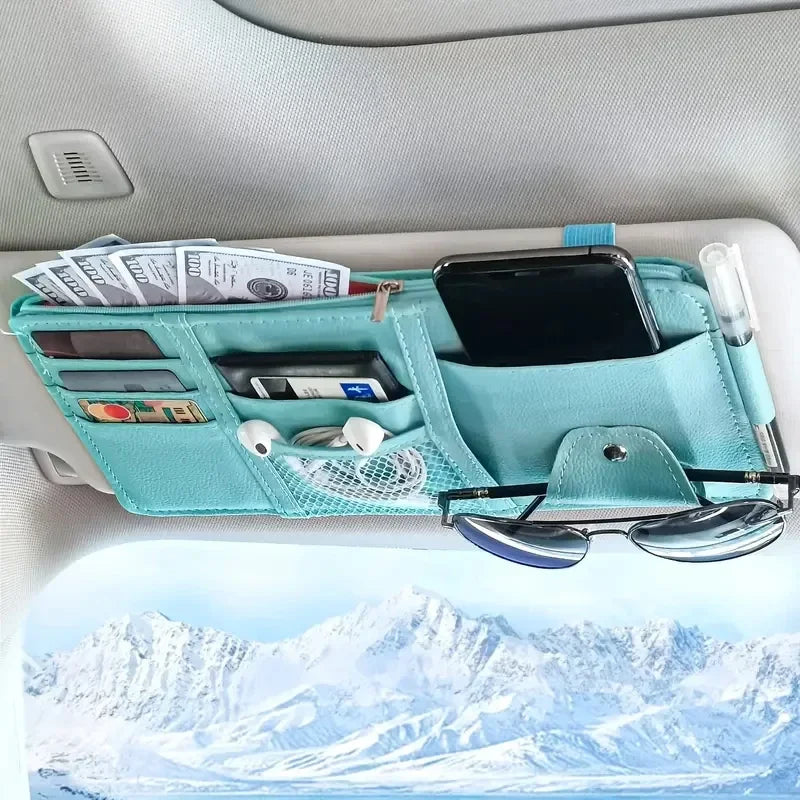 Car Visor Organizer Car Visor Sunglasses Holder Visor Accessories for Trucks Interior Visor Organizer for Trucks Car Accessories