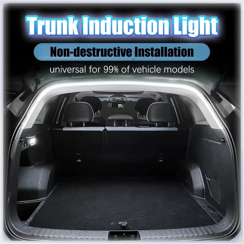 LumoTrunk Ambient Light Strip Car Trunk Ambient Light Strip Flexible Automatic Led Lighting Non-Destructive Installation Modified Tailgate Decorative Lamp