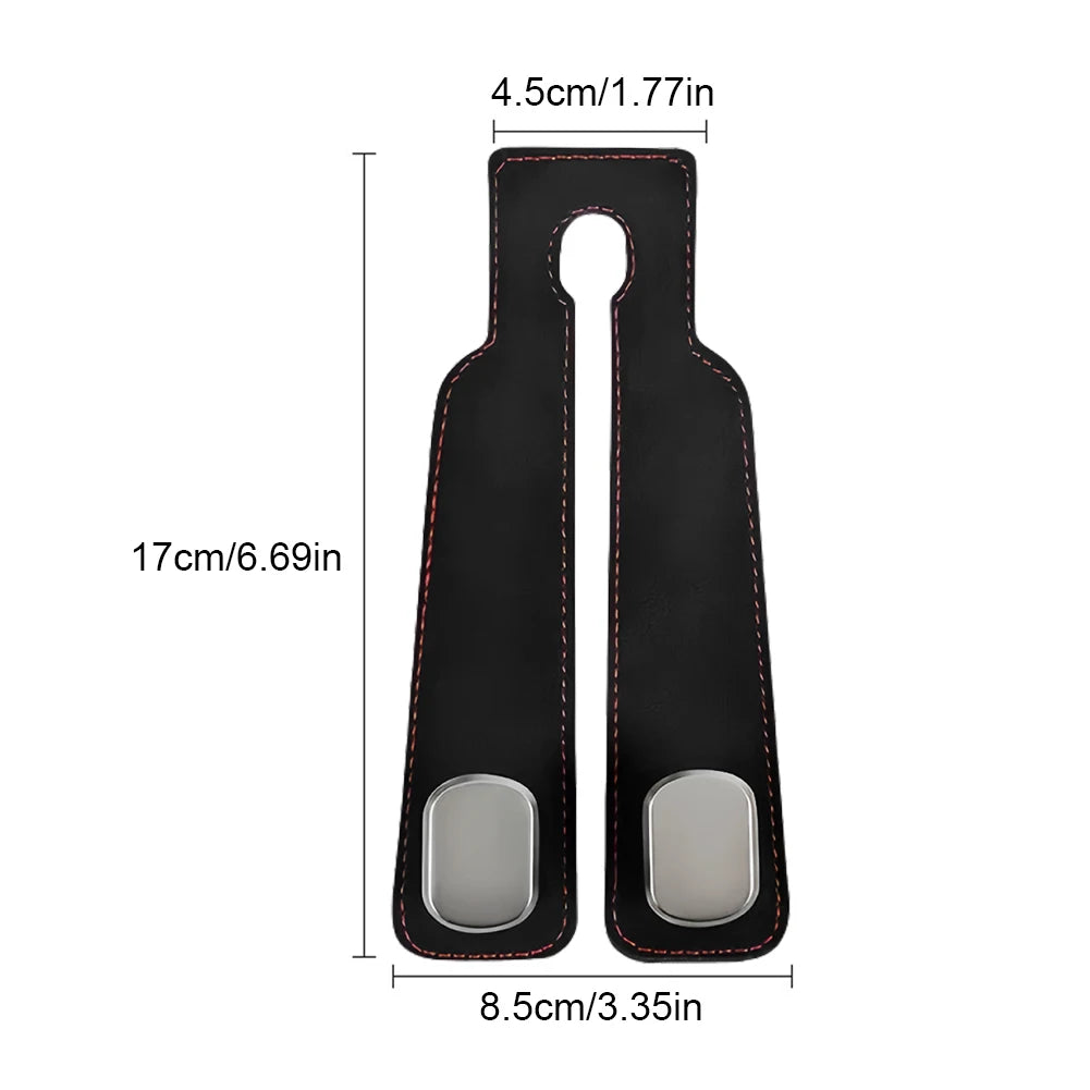 Car Seat Headrest Hook Hanging Dual Hook Interiors Replacement Parts Alloy Hook Hanger Universal Auto Interior Spare Accessories