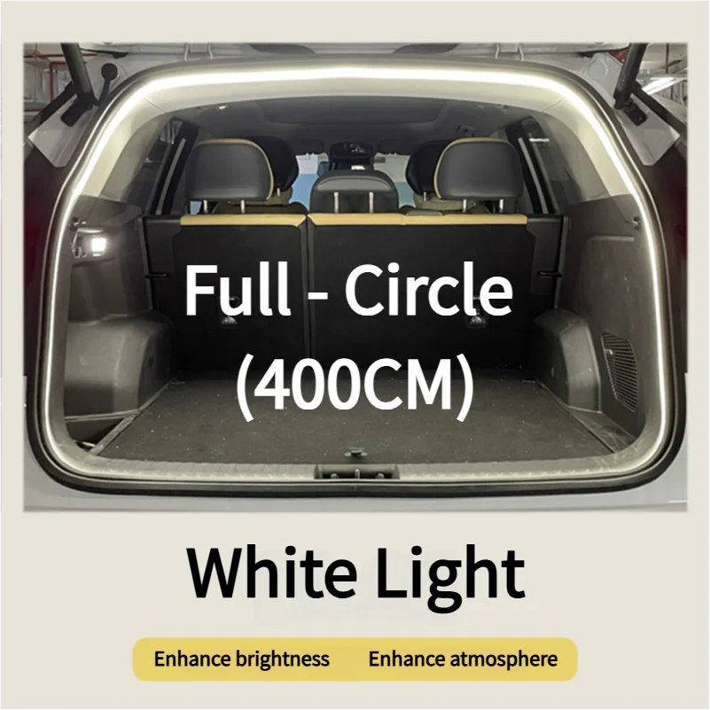 Car Trunk Ambient Light Strip Flexible Automatic Led Lighting Non-Destructive Installation Modified Tailgate Decorative Lamp