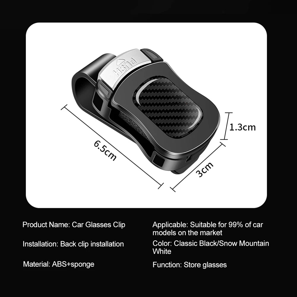 Sunglasses Holder Is Suitable for Car Sunshades Sunglasses Clip Glasses Holder Car Sunshade Accessories Car Interior Storage