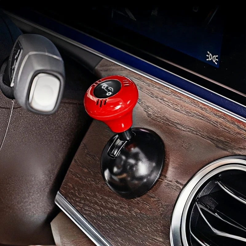 Luxury Metal Push-To-Start Button Cover for Car, Engine Start/Stop Joystick, Ball-Bar Starter Cover for Decorative Accessories